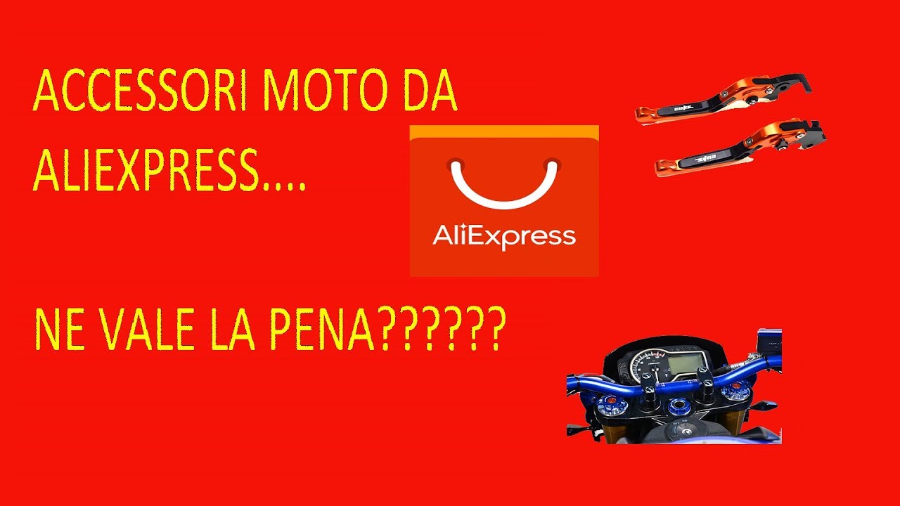 ACCESSORI MOTO DA ALIEXPRESS...NE VALE LA PENA?! [ENG SUB]