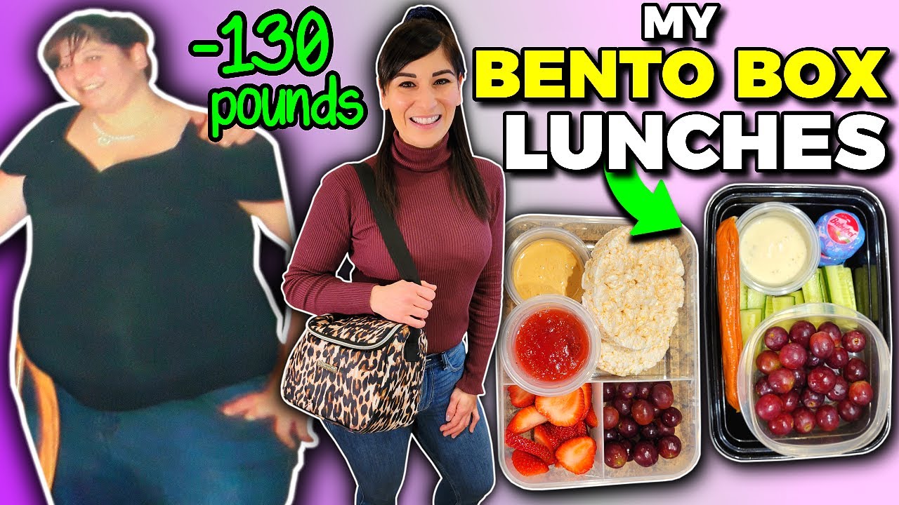 My Bento Box Work Lunches for EASY WEIGHT LOSS | PORTION CONTROL | How I Lost 130 Pounds