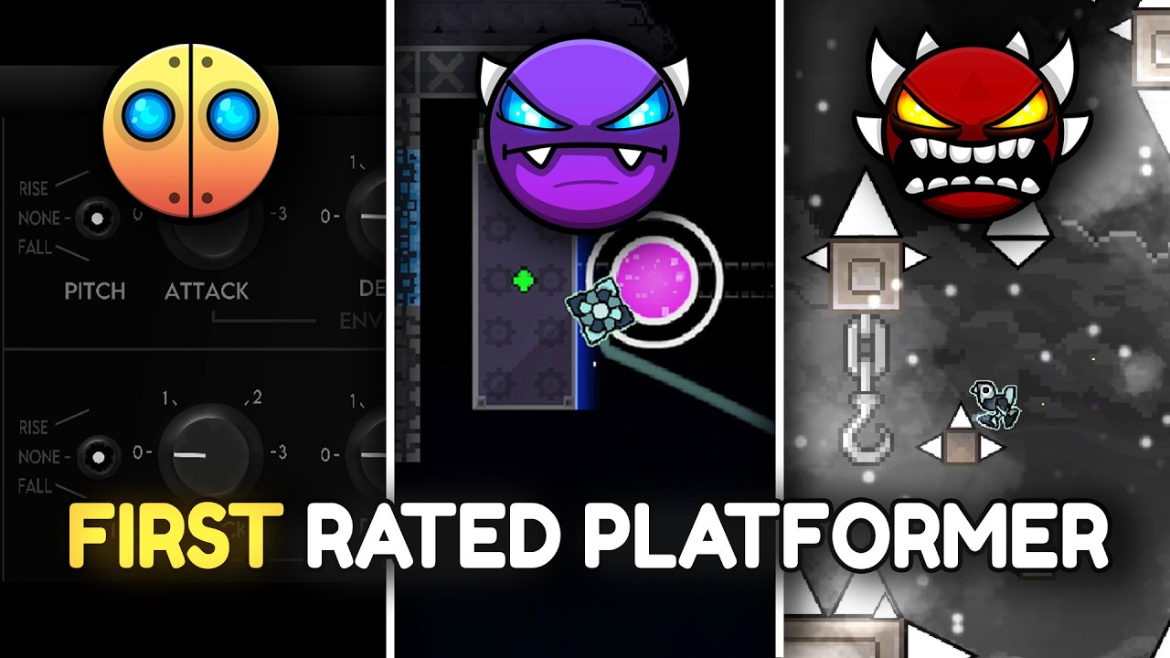 First Rated Platfomer of Each Difficulty in Geometry Dash