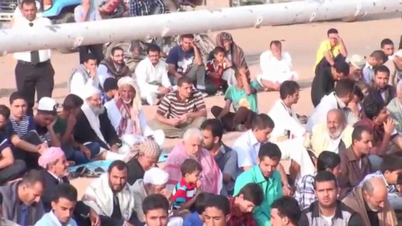 خطبة عيد الفطر المباركـ 2014 مدينة جبن - اليمن (نادي شباب جبن الرياضي - السبل)