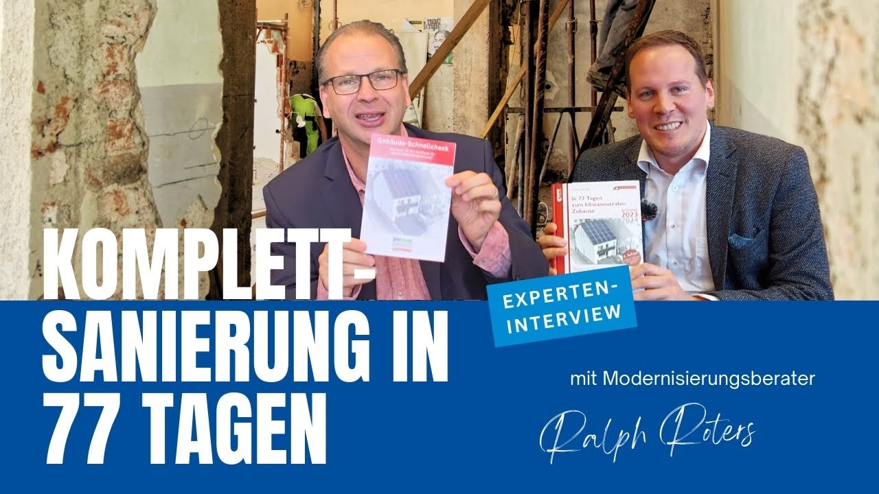 In 77 Tagen zum klimaneutralen Zuhause: Der Sanierungssprint