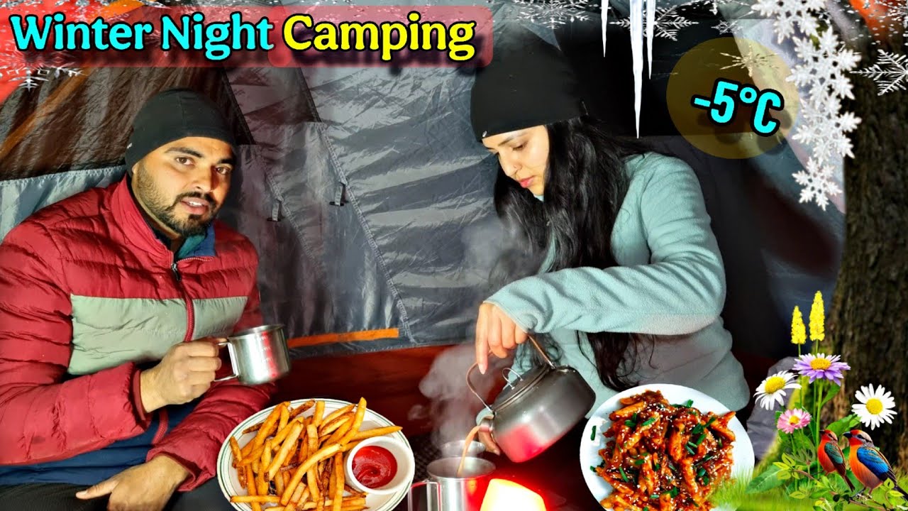 Not Solo Camping In Winter Night ❄️| Camping In India | AnnuCamping 