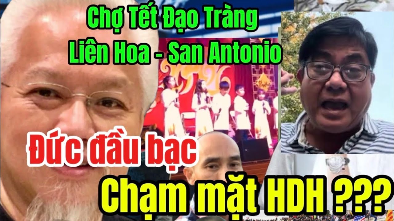 Ông Đức đầu bạc du Xuân Chợ Tết Đạo Tràng Liên Hoa - San Antonio, Texas, có gì lạ ???