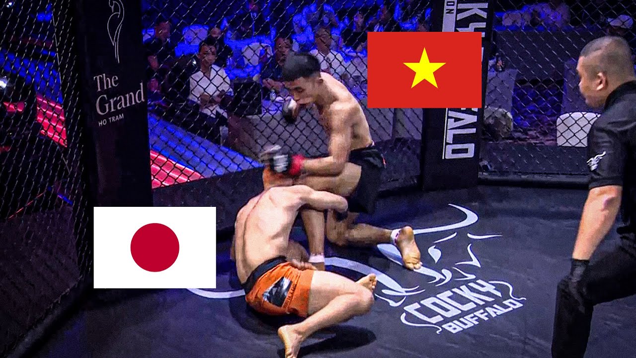 30 phút đối đầu cực khét giữa các chiến thần MMA Việt chạm trán võ sĩ đến từ Nhật Bản