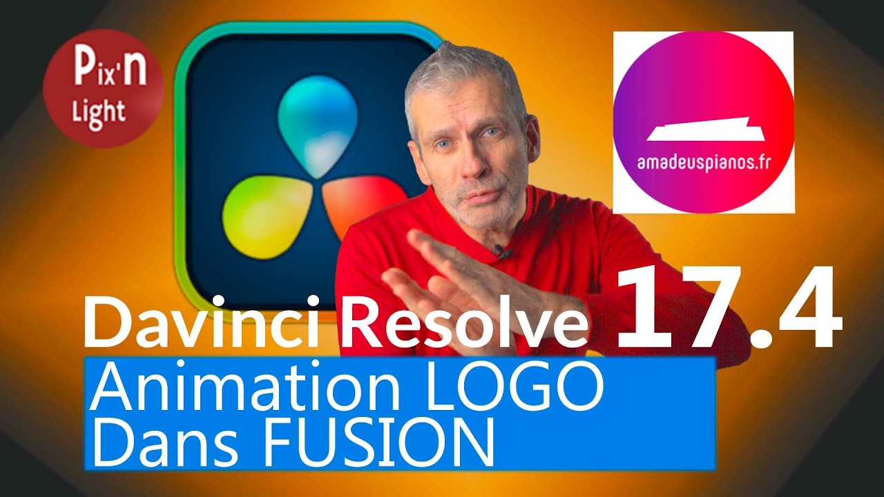 DAVINCI RESOLVE 17 - Animer un logo PNG avec FUSION