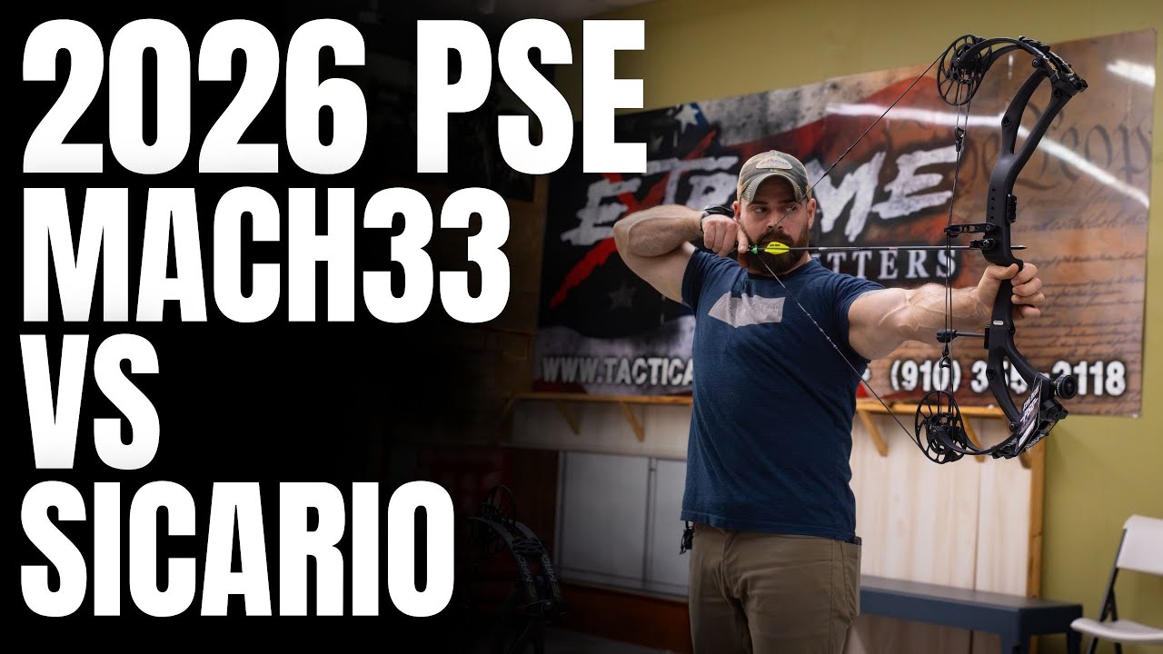 Shooting the 2026 PSE Bows: Mach Series Upgrades & Sicario Results