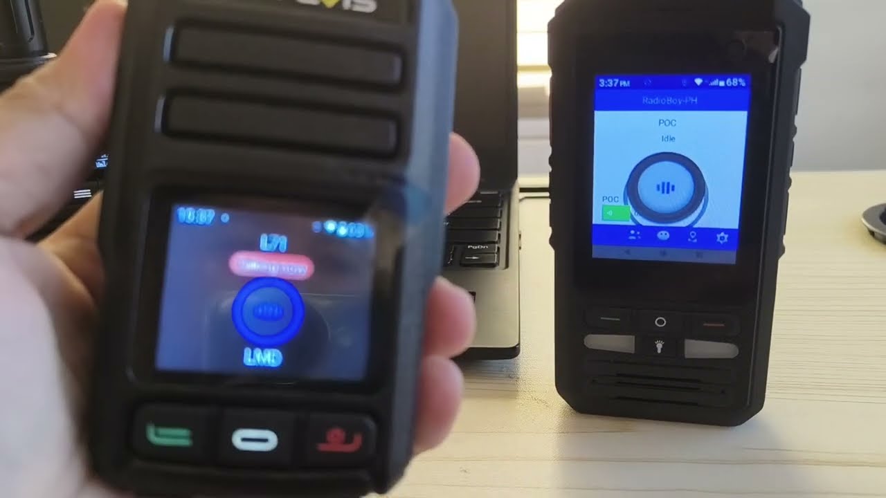 Testing - Retevis L51 ,L71 and Android PoC  App Connected