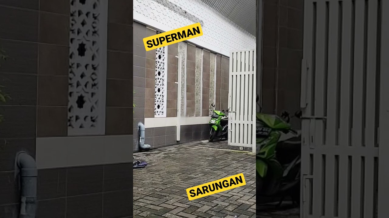Superman Sarungan #shorts #terbang #sarungan #kocak