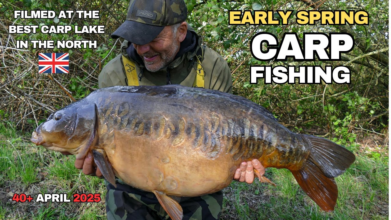 Early Spring on the North's best carp lake - April 2025 vlog