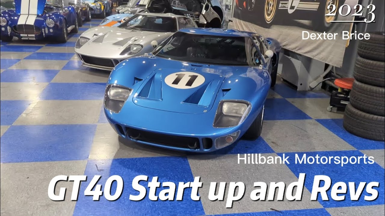 Ford GT40 Start up and Revs EXTREMELY LOUD