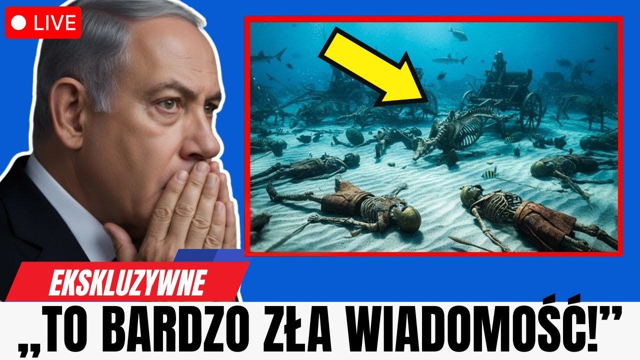 Izraelscy nurkowie właśnie znaleźli armię Faraona w Morzu Czerwonym. To przerażające!