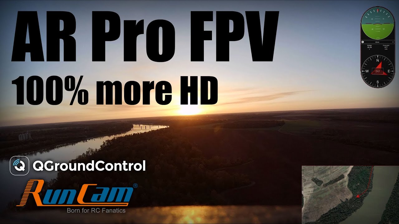 AR Wing Pro, Runcam 4K, QGroundControl