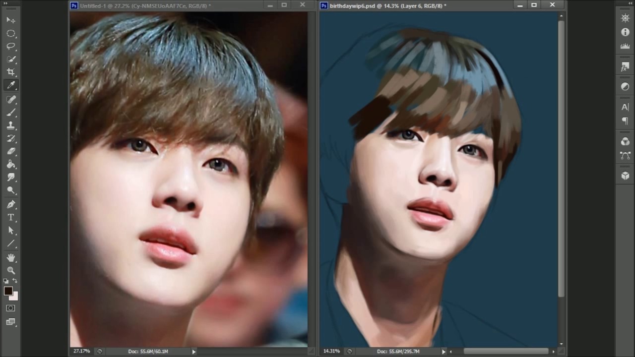 BTS Jin Speedpaint #2