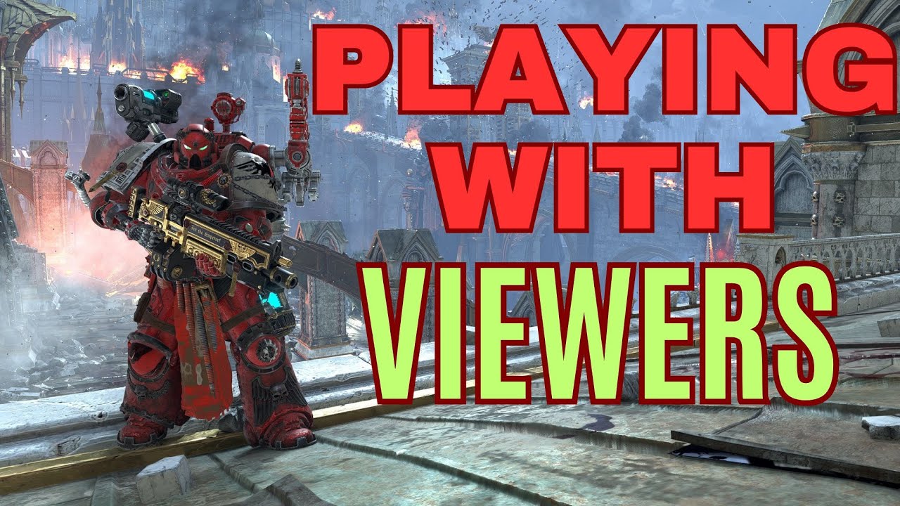 More Techmarine testing in new PTS server with new Builds and Weapons and Helping Viewers in SM2