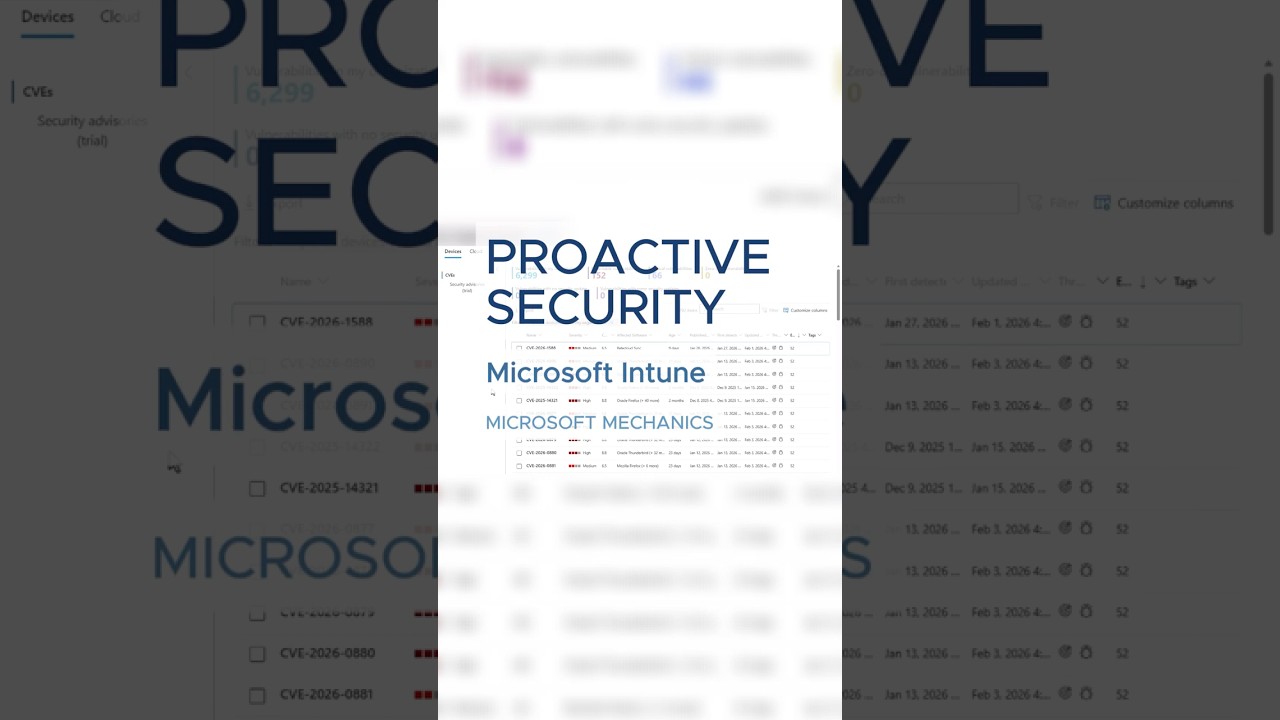 From reactive to proactive security&nbsp;#MicrosoftIntune #CyberSecurity #ITAutomation #MicrosoftSecurity