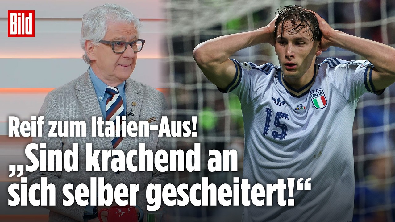 ITALIEN VERPASST WM 2026: Reif rechnet ab &ndash; &bdquo;Das ist kein Zufall!&ldquo; | Reif ist Live