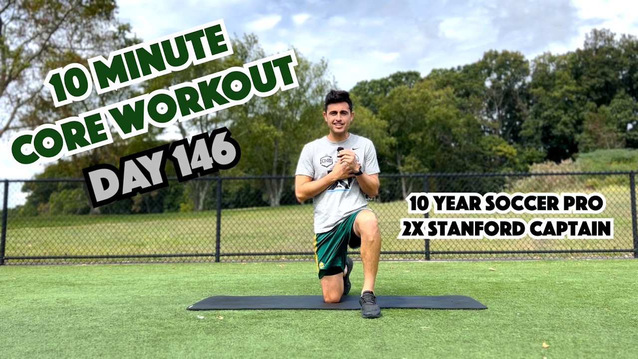 10 Minute CORE Workout (No Equipment) - Day 146