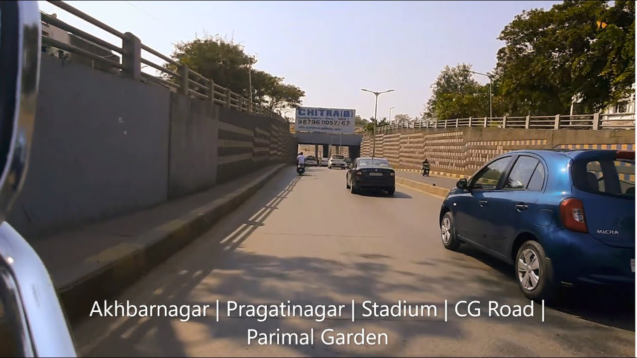 Ahmedabad City Road | Nirnay Nagar | Akhbarnagar | Pragatinagar | Stadium | CG Road | Parimal Garden