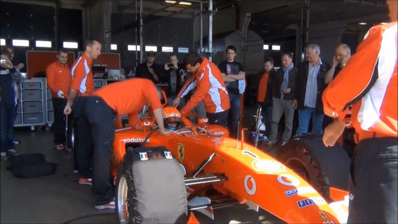 Ferrari F2003-GA - Modena Track Days 2011 HD - F1 great sound
