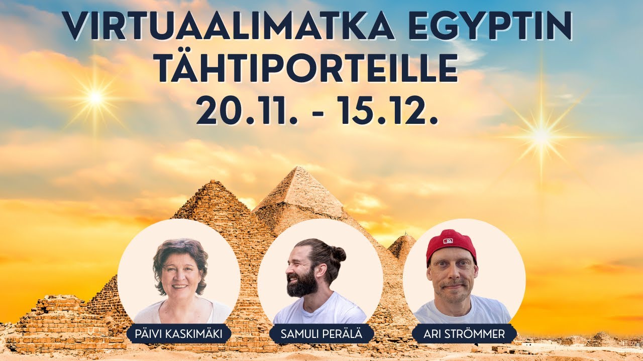 ✨Virtuaalimatka Egyptin tähtiporteille ✨