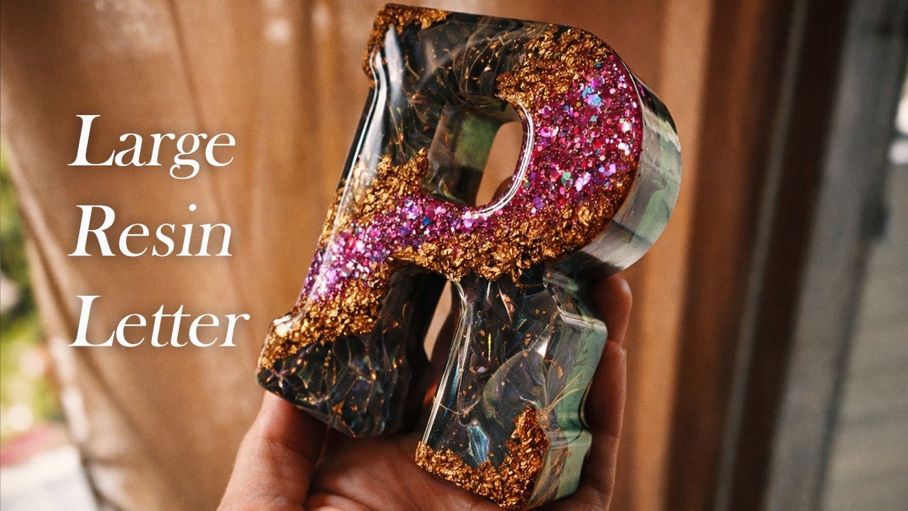 This Large Resin Letter Makes the Perfect Personalized Gift | Valentines Gift Ideas