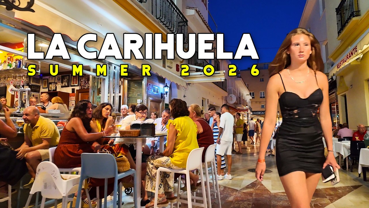 La Carihuela Torremolinos Spain 🇪🇸 Lovely Summer 2026 Evening Update Costa del Sol | M&aacute;laga [4K]