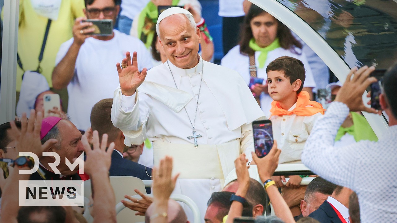 Pope Leo XIV Arrives at Gran Canaria Stadium to Celebrate Holy Mass During Apostolic Journey | AK1N