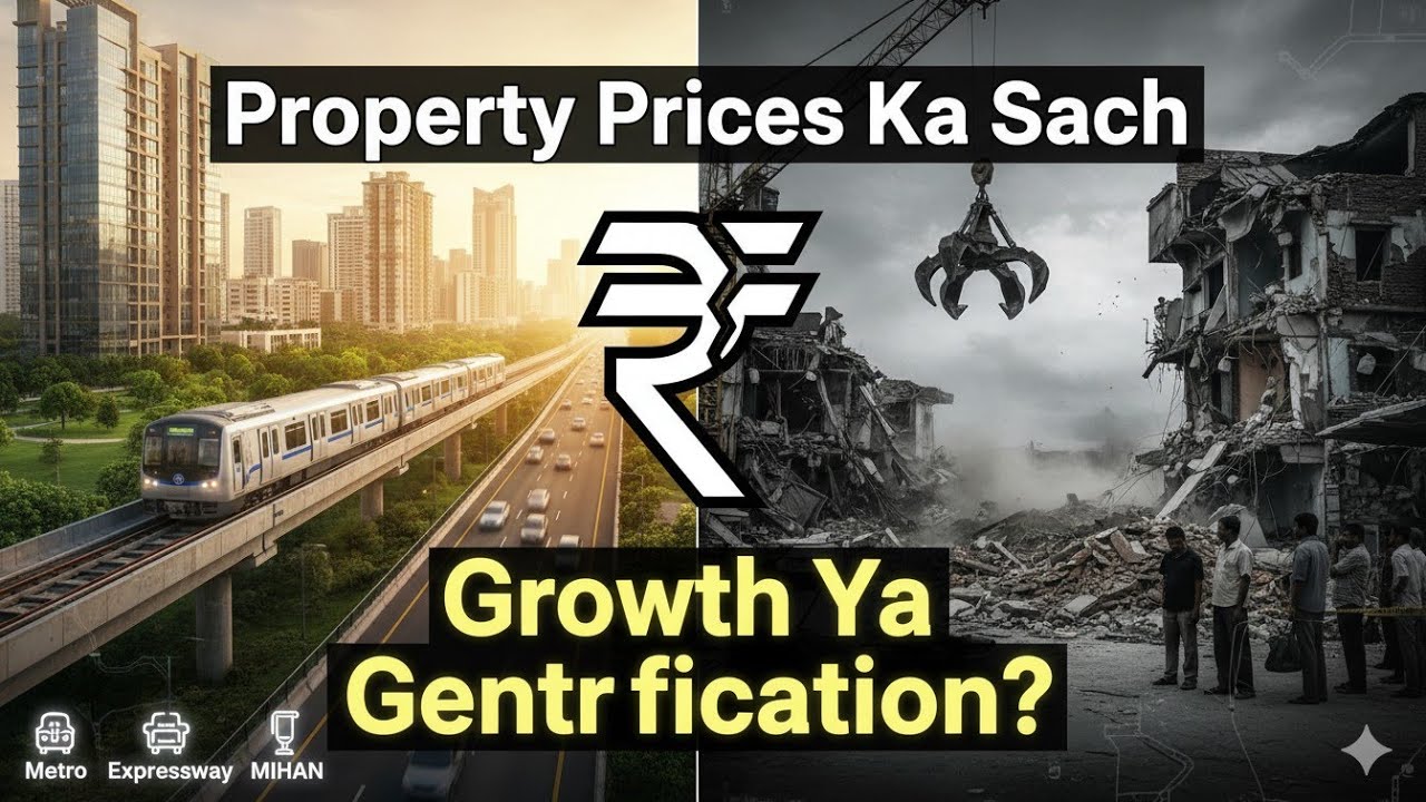 Metro, Expressway & MIHAN: Property Prices Ka Sach | Growth Ya Gentrification?