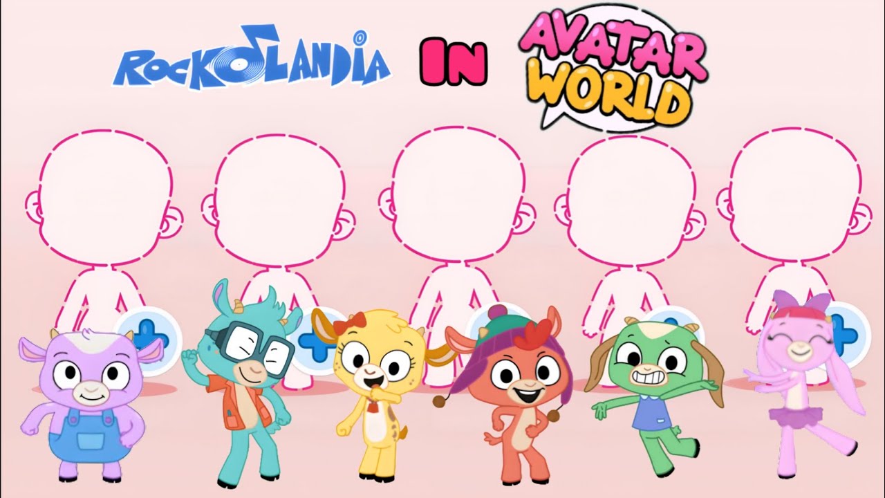 How To Make Rockolandia 🎶💙 Characters in Avatar World!! #avatarworld #rockolandia #video 