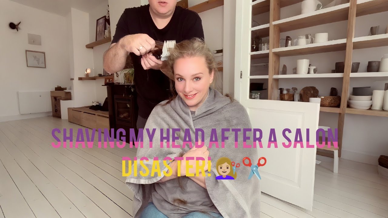 Побрить голову после неудачного посещения салона! 💇🏼‍♀️✂️
