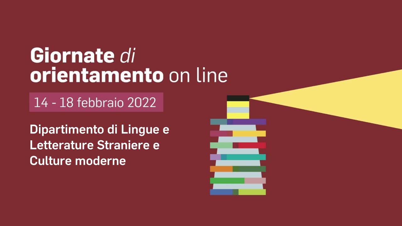 Orientamento 2022 - DLLS - Lingue: culture, persone, luoghi