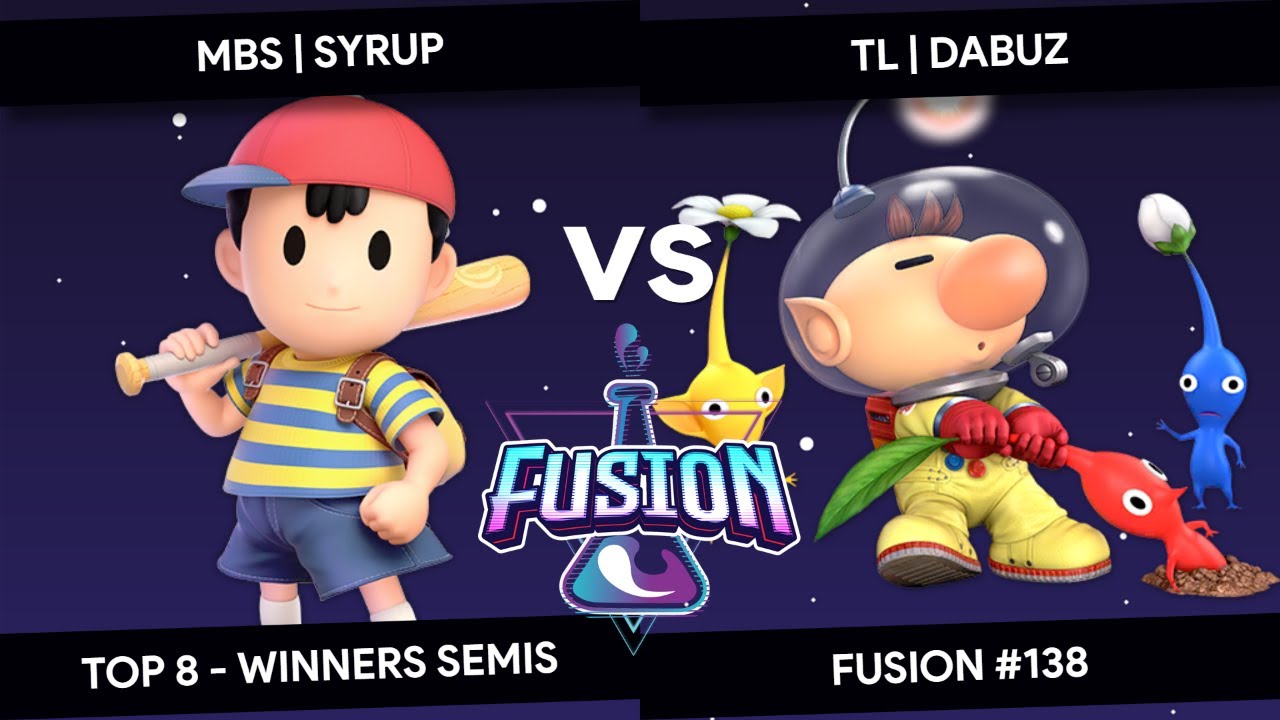 Fusion #138 - Syrup (Ness) vs Dabuz (Olimar) - Top 8 - Winners Semis