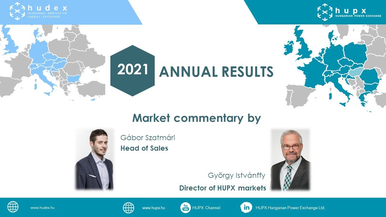 HUPX and HUDEX power markets - review of 2021