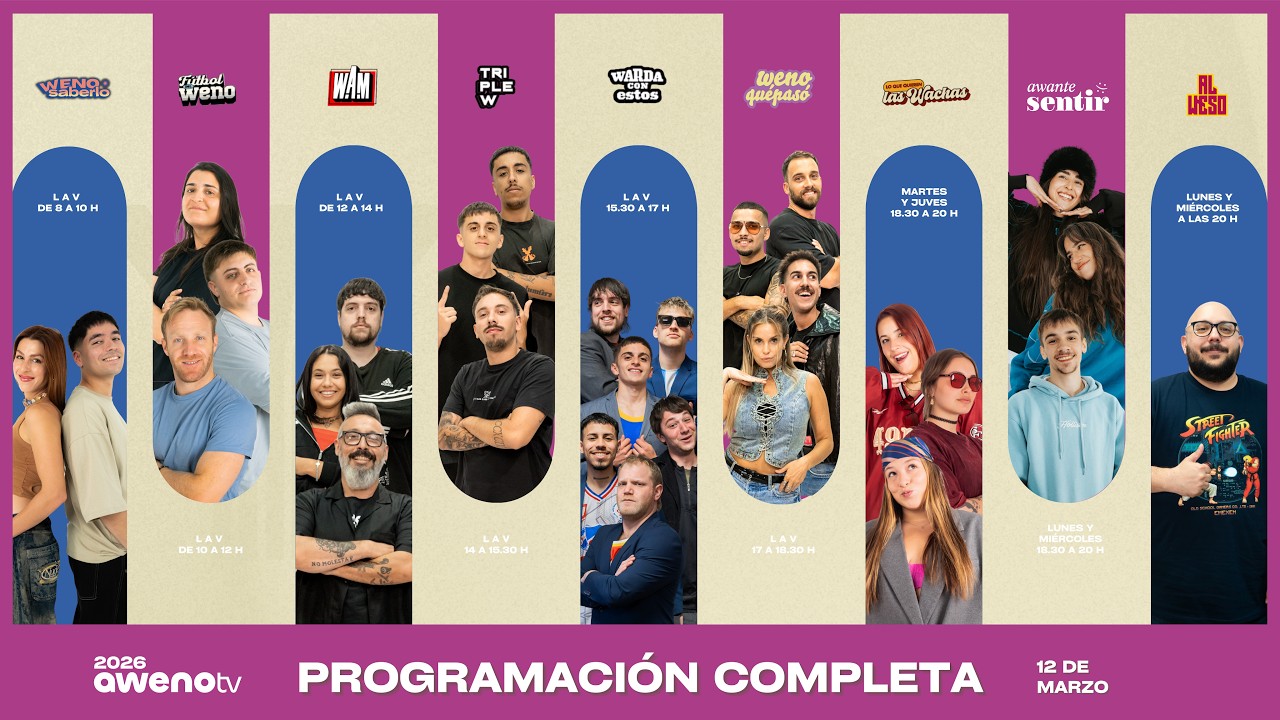 EN VIVO AWENOTV | Weno Qué Pasó con Cami Rajchman, Pato Rebufello, Aguchi Correa y Lucas da Silva
