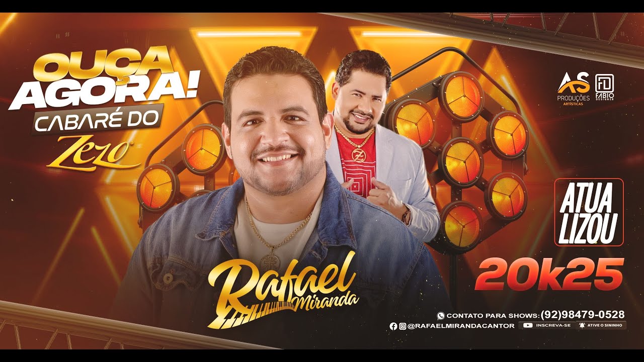 DVD RAFAEL MIRANDA - CABARÉ DO ZEZO ( BLOCO DE XOTE )