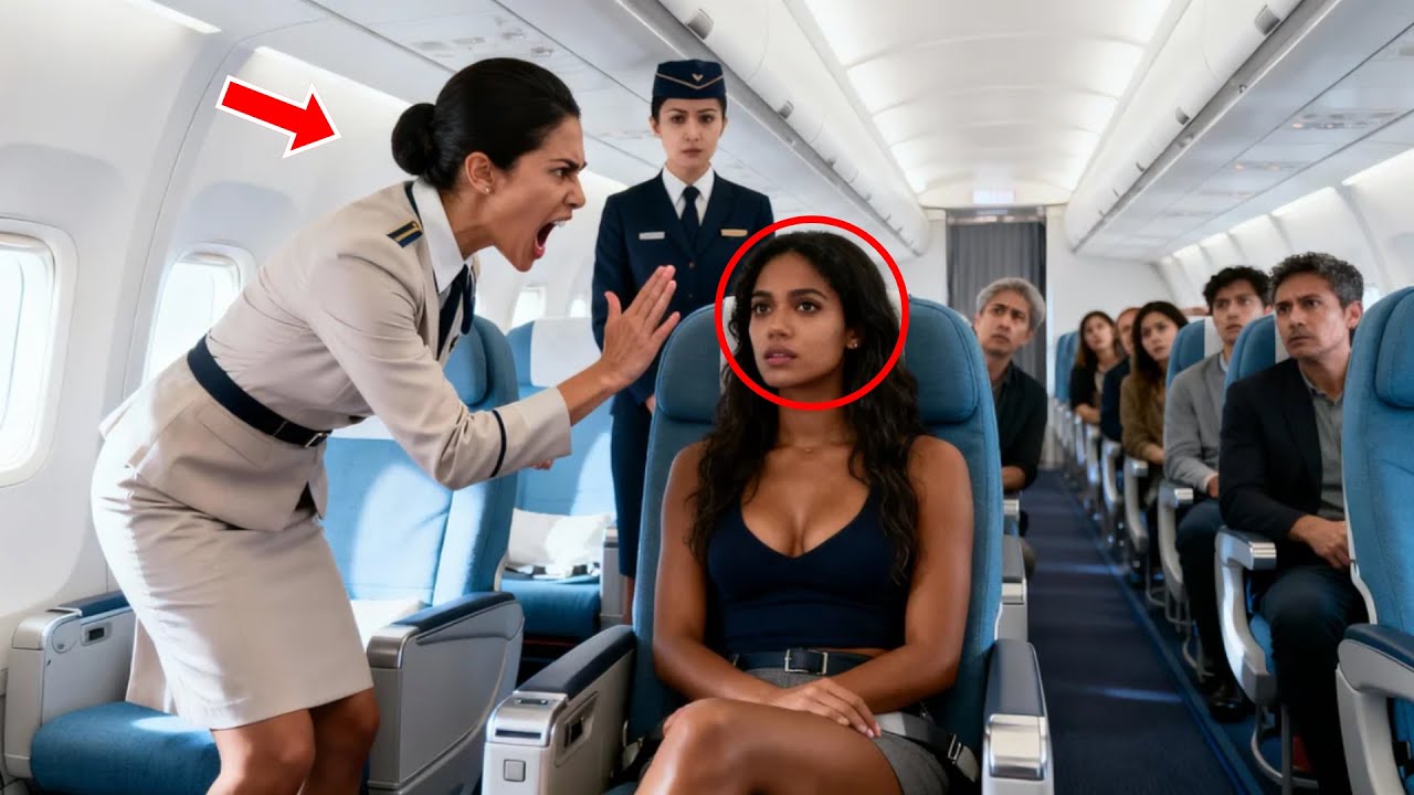 Flight Attendant Strikes Black Woman — Not Knowing She’s the Billionaire Owner of the Plane...