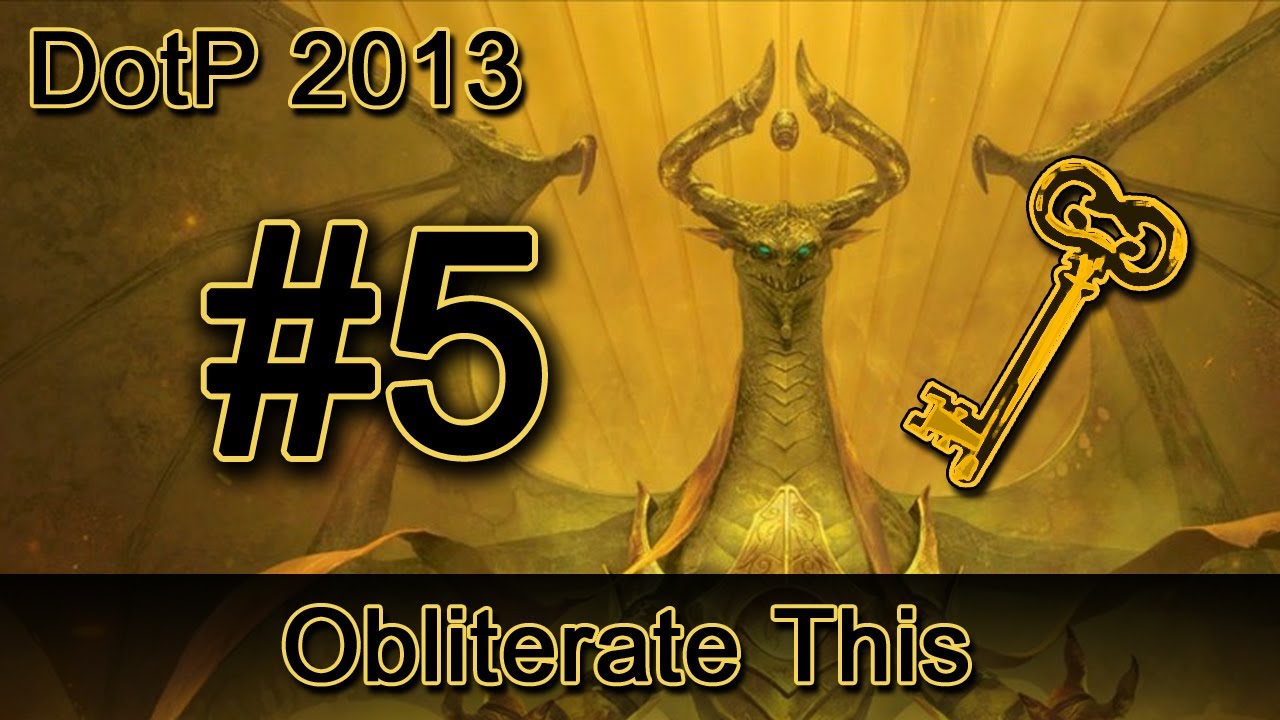 DotP 2013 : Challenge #5 (Obliterate This!) Solution