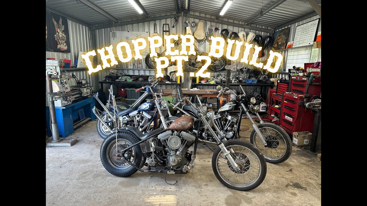 Evo Chopper Build Pt2.  Bare Bones To Roller