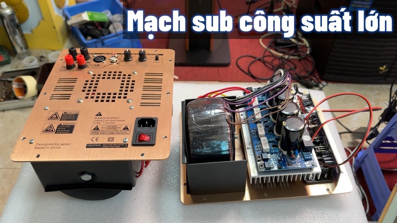 Mạch Sub Bass 30 Sò Toshiba Công Suất Khủng
