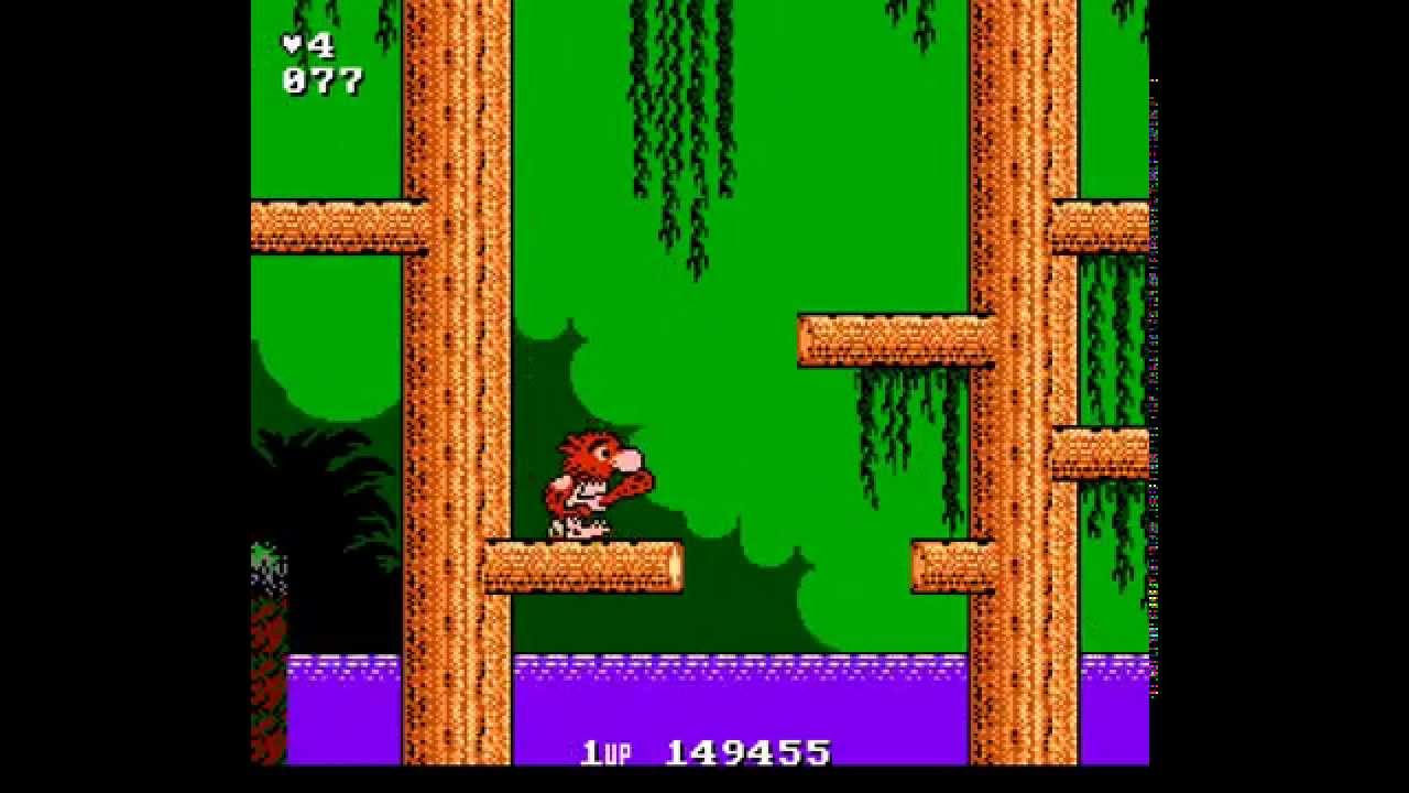 Big Nose the Caveman — Nintendo Game Walkthrough {NES} {HD 60 FPS}