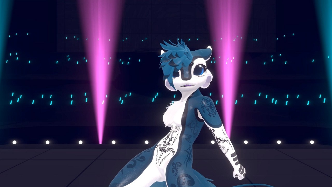 Avali Female Dance. VRChat (MMD) Part 33