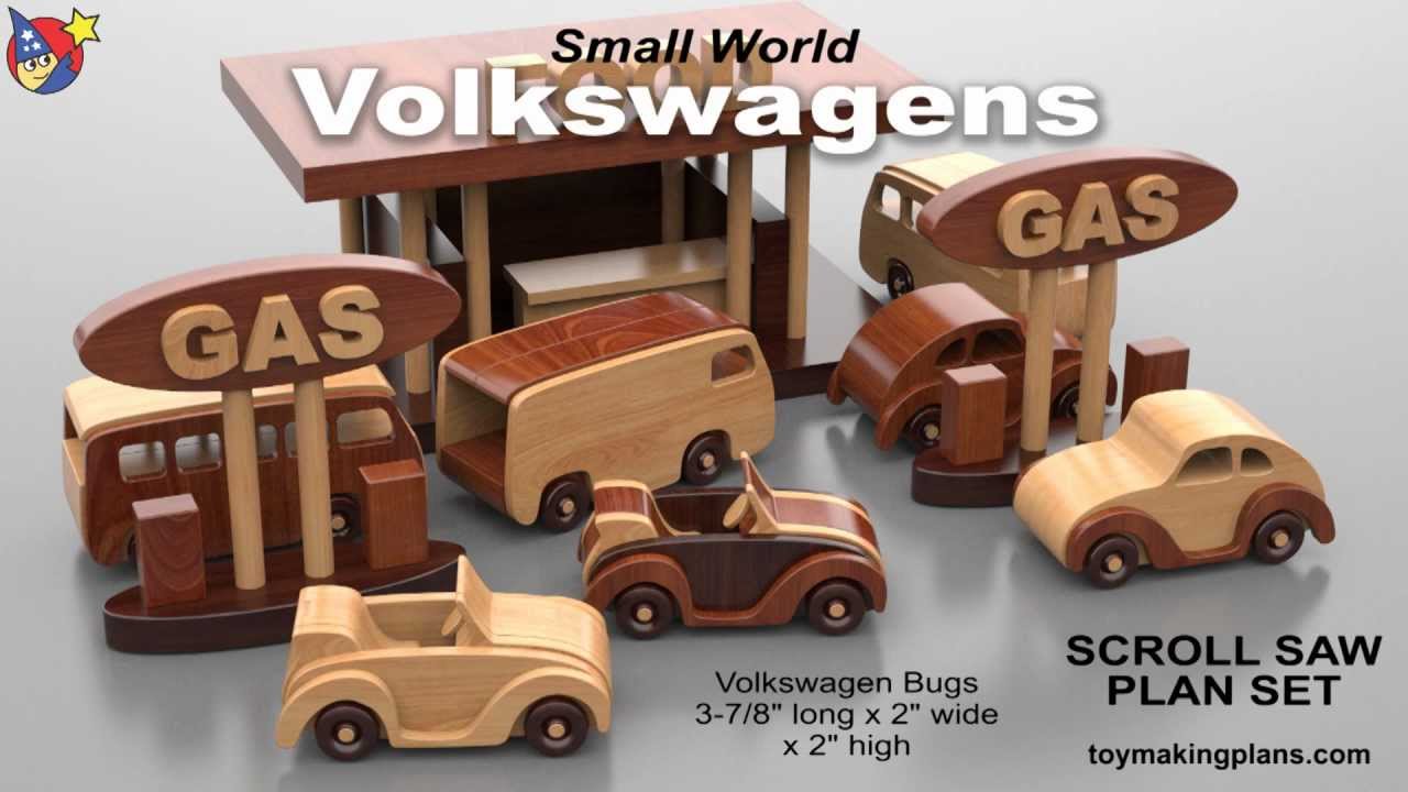 Wood Toy Plans - Volkswagen Bugs and Buses