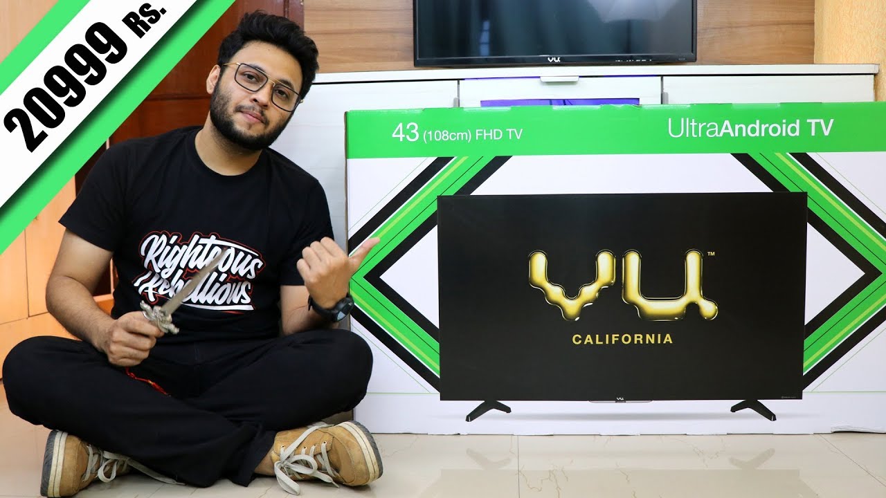Vu 43 inches Full HD Smart UltraAndroid LED TV | My New TV Unboxing and Review | Detailed Demo