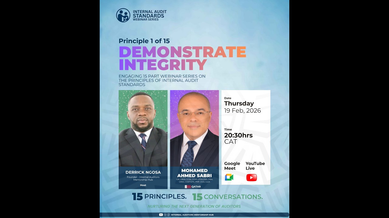 PRINCIPLE 1 OF 15 - DEMOSTRATE INTERGRITY