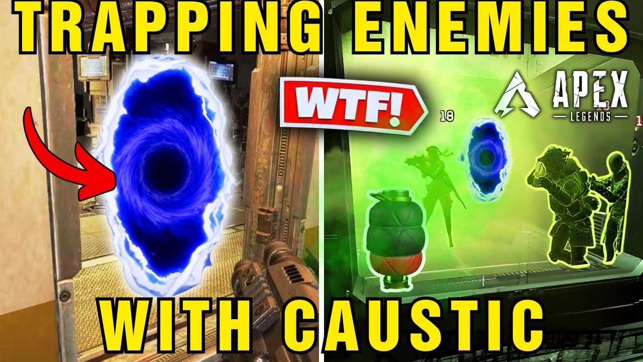 30 Best APEX Legends Caustic gas traps and funny bullying moments! 😂🤣😅