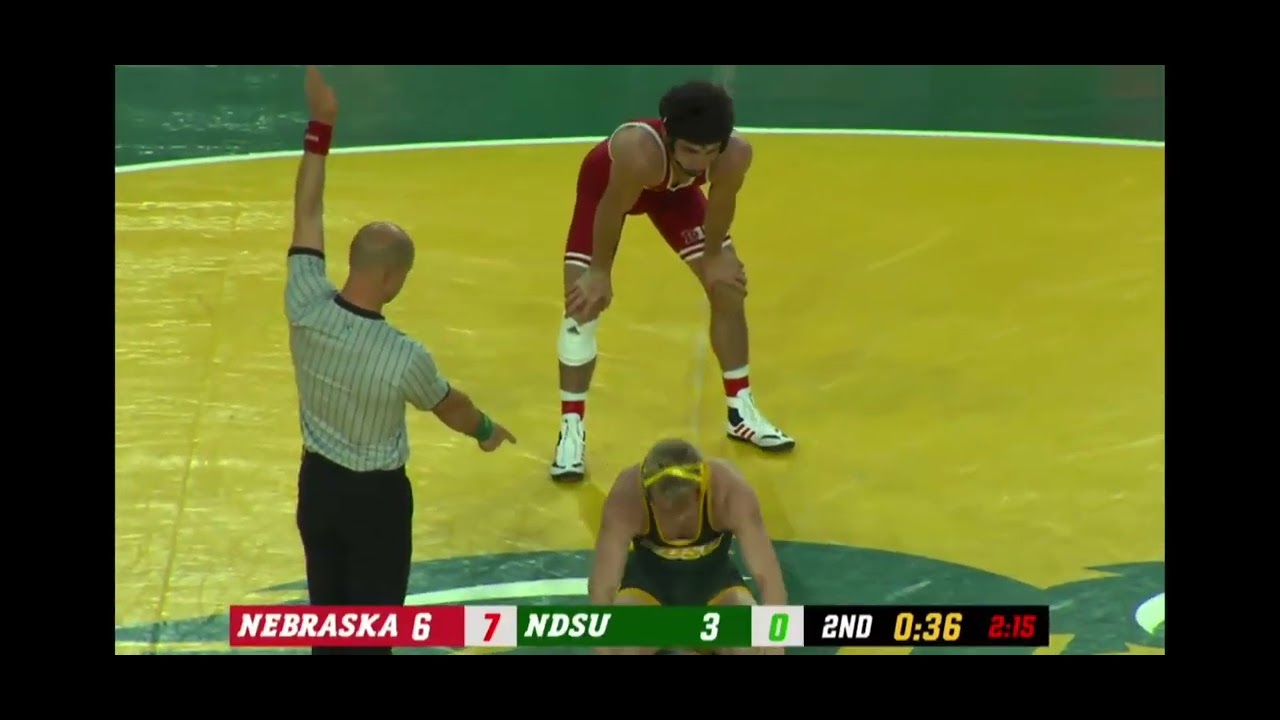 #1 Ridge Lovett (Nebraska) vs #12 Kellyn March (NDSU) 149 LBS Nebraska Vs. NDSU