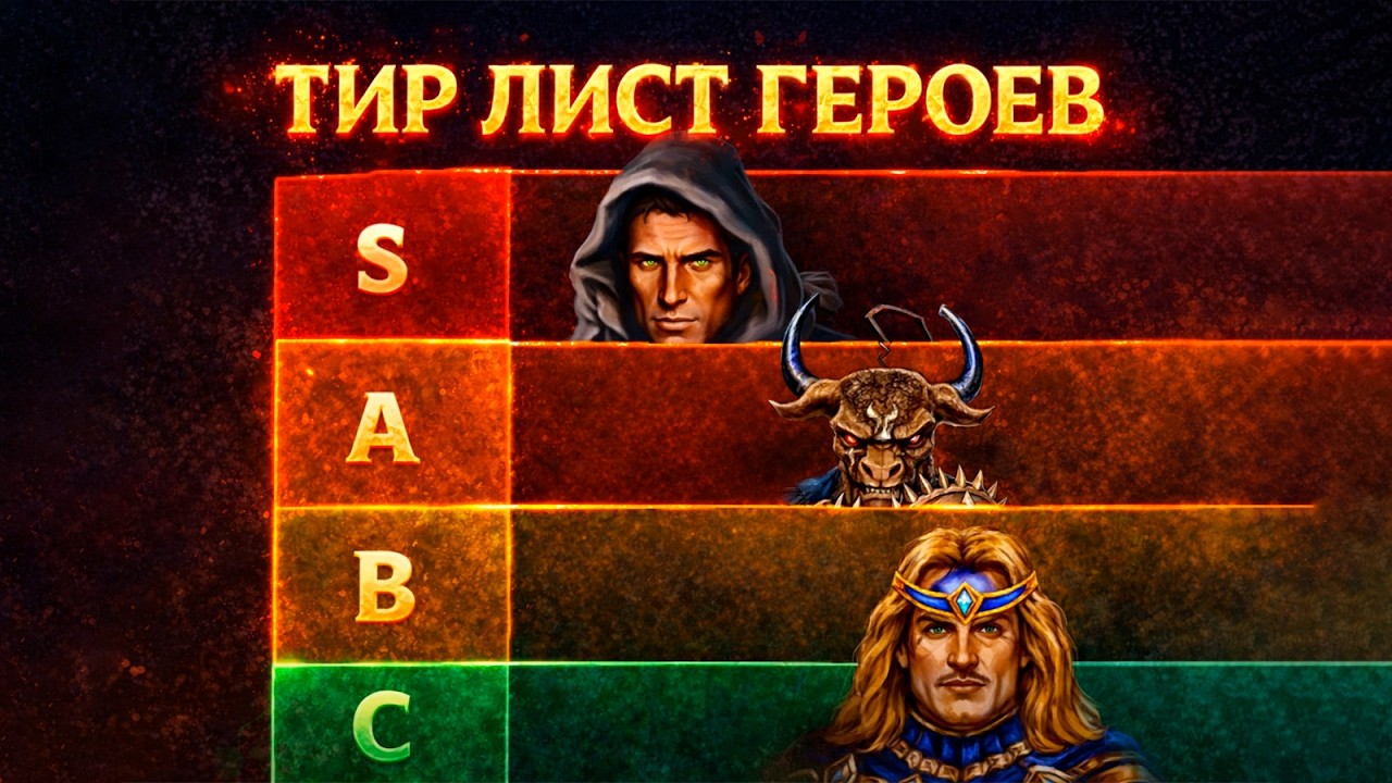 ТИР ЛИСТ ГЕРОЕВ В HEROES OF MIGHT AND MAGIC 3 | PUPOK + @weronest_twitchtv