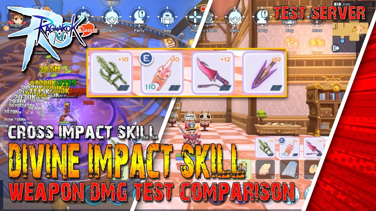 Ragnarok M: Сравнительный тест урона оружия Classic GX MS2