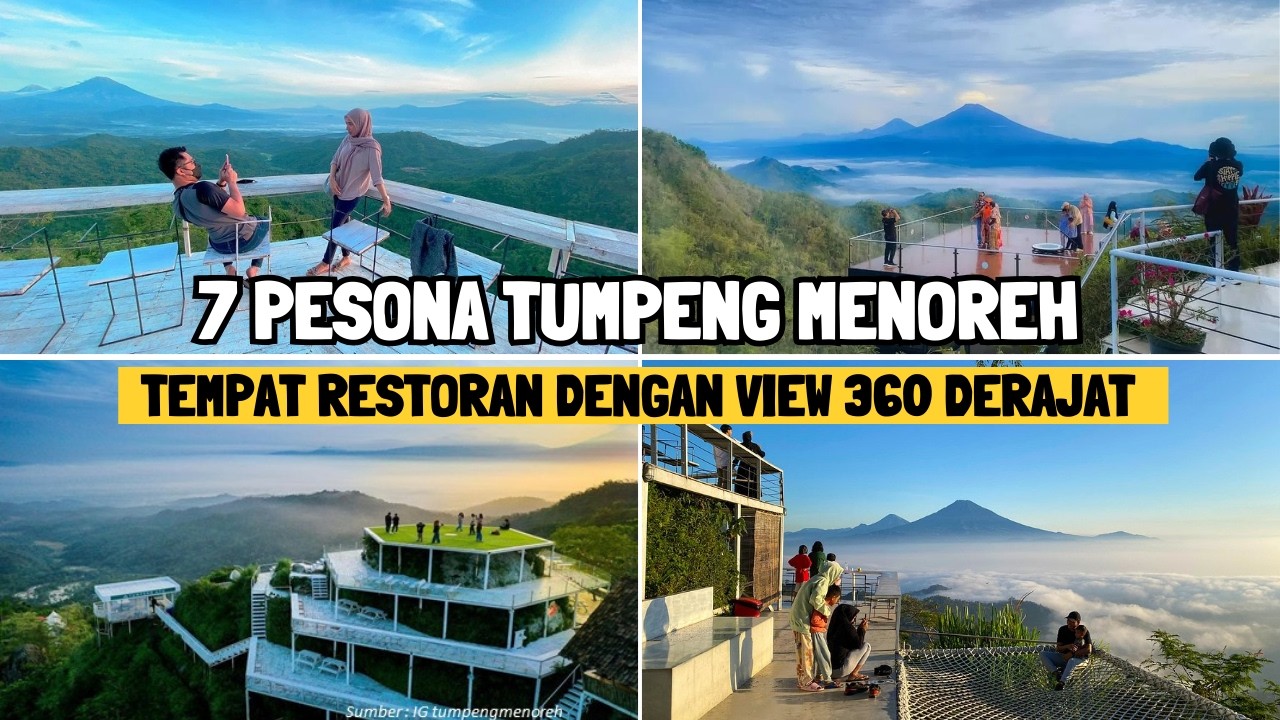 WISATA TUMPENG MENOREH, TEMPAT RESTORAN DENGAN VIEW 360 DERAJAT | SUNSET MENOREH