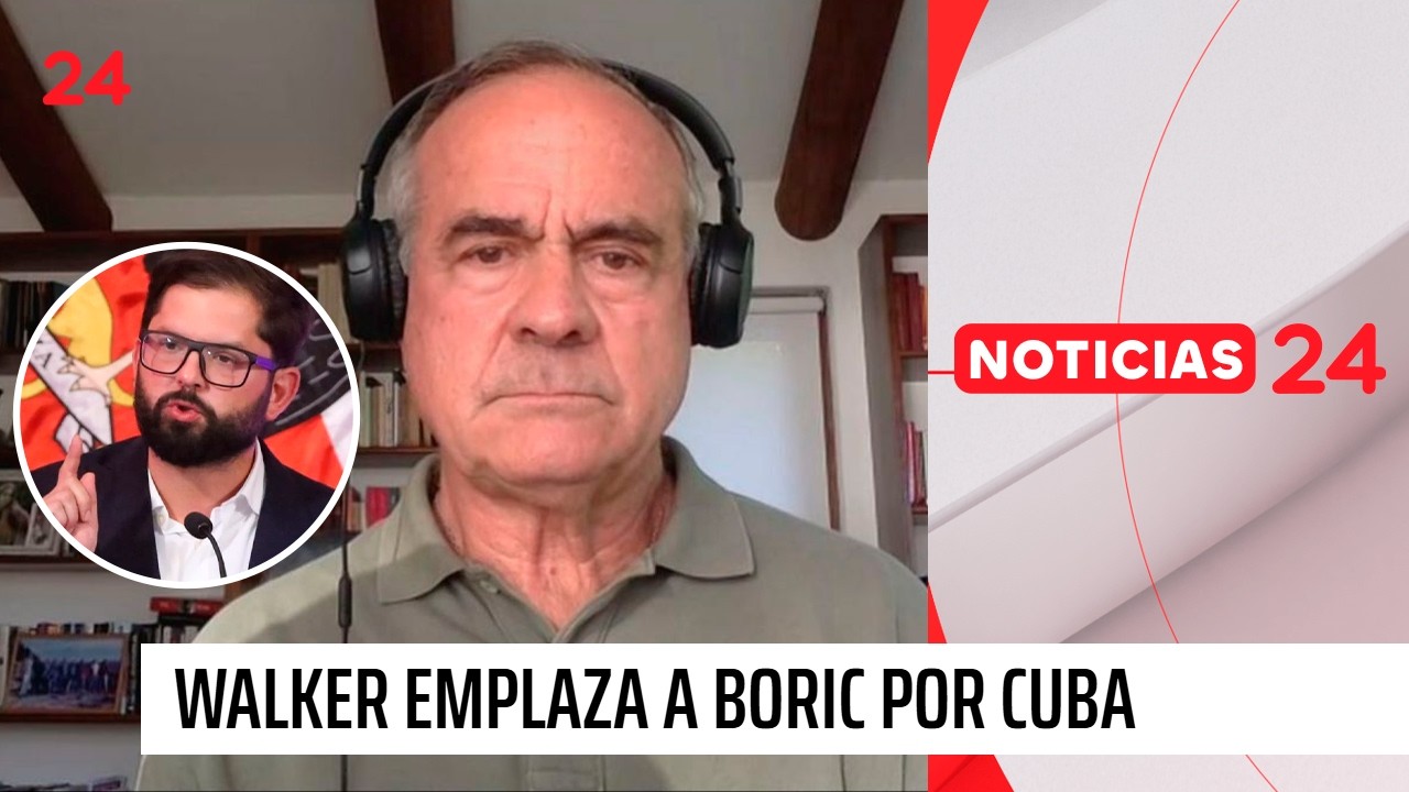 Walker emplaza a Pdte. Boric por declaraciones sobre Cuba | 24 Horas TVN Chile